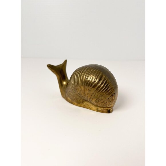 Vintage small brass snail - Made in India - Picture 3 of 7